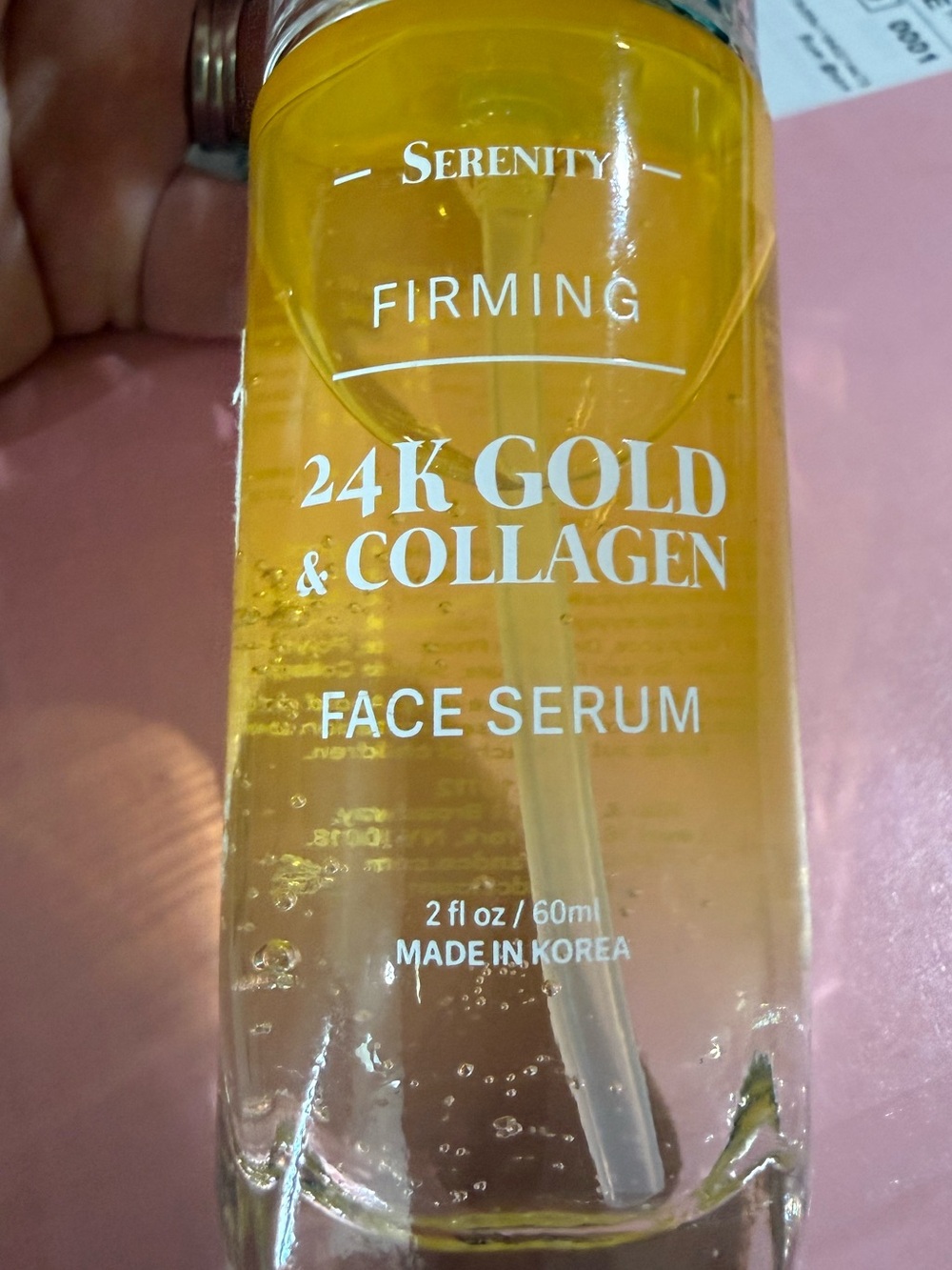 Serenity 24K Gold & Collagen Face Serum - Gold
